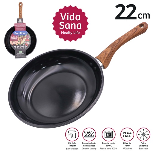 [10-613] SARTEN 22CM EXCALIBUR 10-613