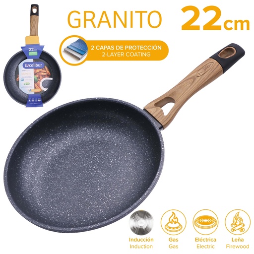 [10-629] SARTEN 22CM EXCALIBUR 10-629