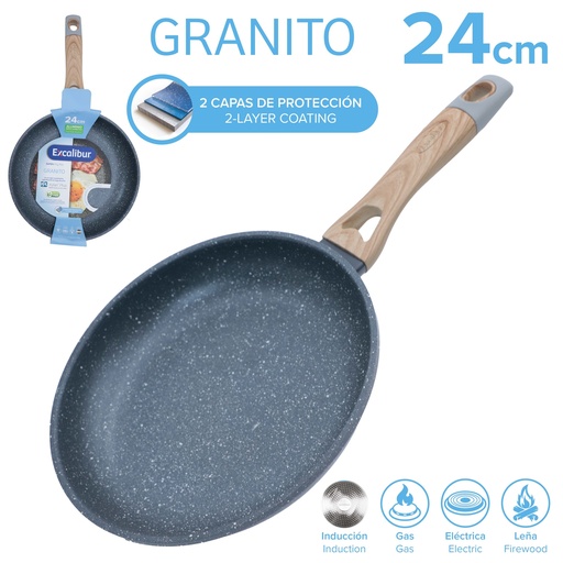 [10-636] SARTEN 24CM EXCALIBUR 10-636