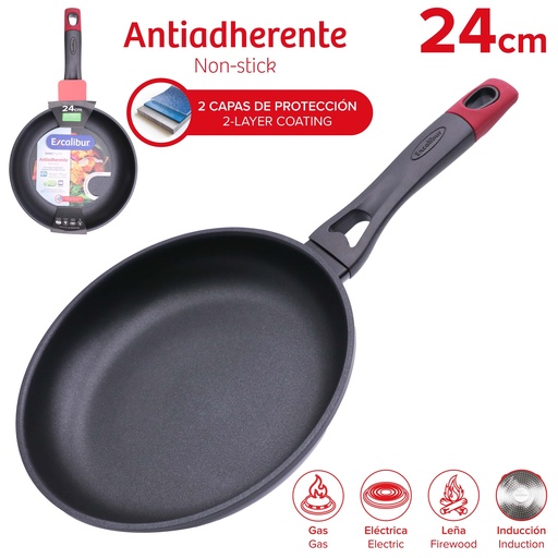 [10-679] SARTEN 24CM EXCALIBUR 10-679