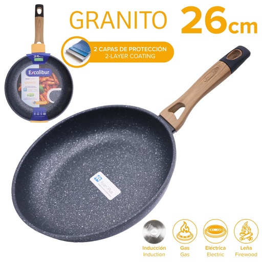 [10-617] SARTEN 26CM EXCALIBUR 10-617