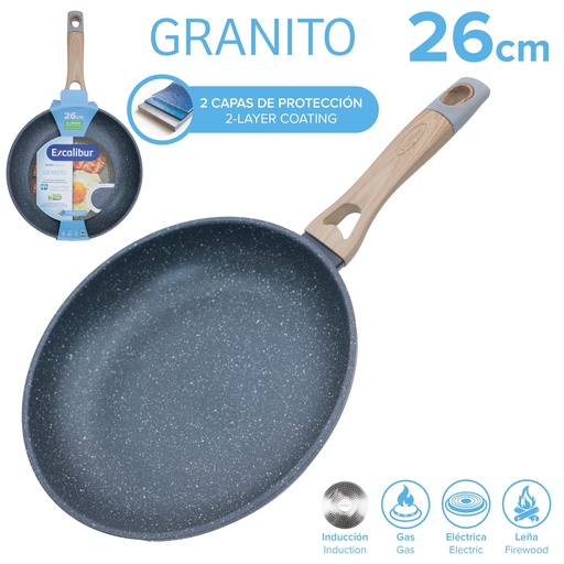 [10-642] SARTEN 26CM EXCALIBUR 10-642