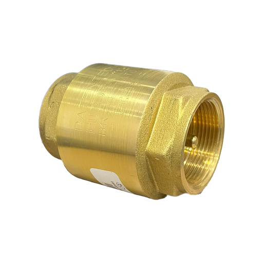 [2-584] VALVULA CHECK BRONCE x 1 1/2" ASIENTO BRONCE GRINACA 2-584