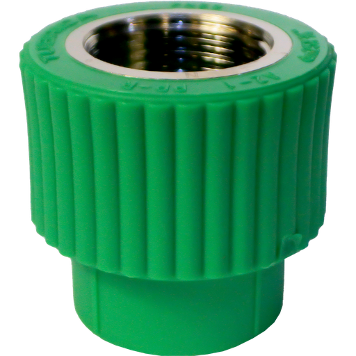 [2-617] ADAPTADOR PPR 20MM x 1/2" C/HR MET TUBRICA 2-617