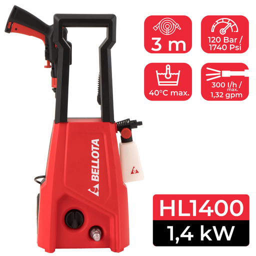 [2-650] HIDROLAVADORA 1400W BELLOTA 2-650