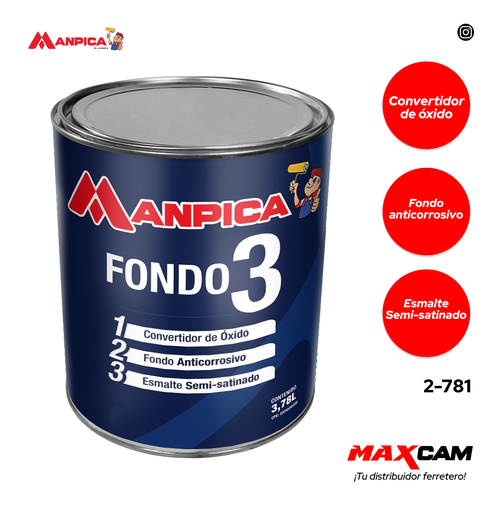 [2-781] FONDO 3 BLANCO x GALON MANPICA 2-781
