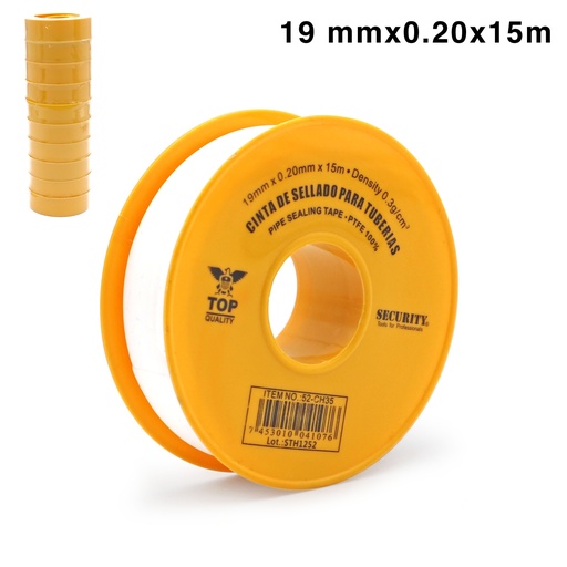 [3-013] TEFLON PROFESIONAL 3/4 x 15MTS SECURITY 3-013