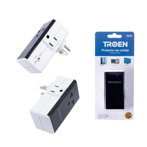 [3-031] PROTECTOR DE VOLTAJE TROEN 4 EN 1 3-031