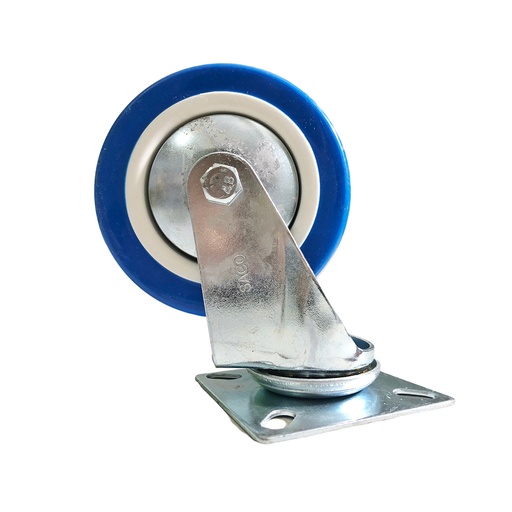[3-049] RUEDA GIRATORIA AZUL 4" x UNID SACO 3-049