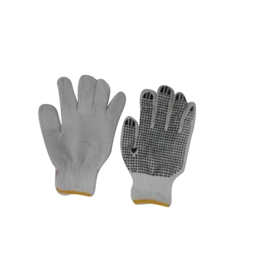 [3-110] GUANTE PUNTOS PVC BLANCO x 70G PAR 3-110