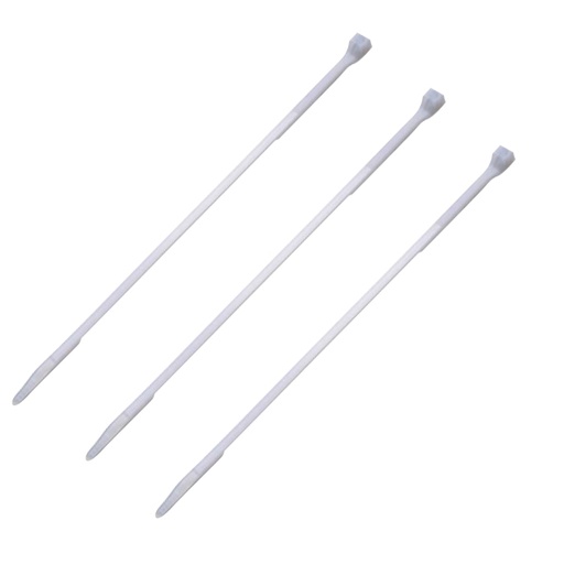 [3-218] TIRRAP O AMARRE BLANCO 8mm x 400mm x 100 UNID 3-218