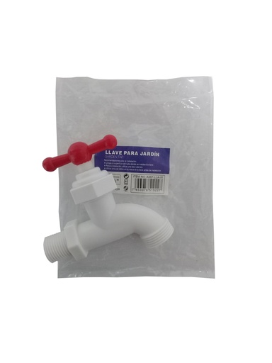 [3-220] LLAVE CHORRO PVC SIN PICO 3-220