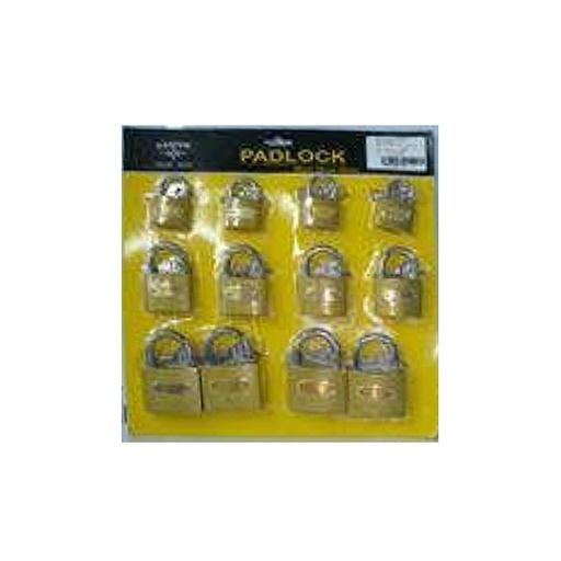 [3-245] CANDADOS SET 40MM-50MM-60MM 12PCS 3-245