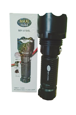 [3-298] LINTERNA RECARGABLE 1 LED EN CAJA 3-298