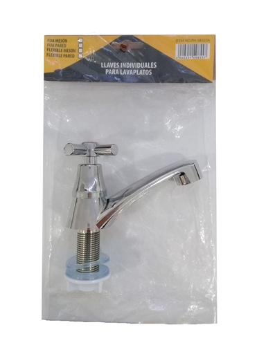 [3-356] LLAVE LAVAMANO PLAST/CROMADA 3-356