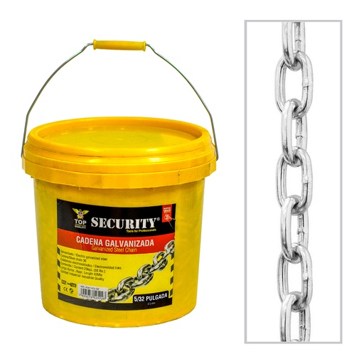 [3-376] CADENA GALVANIZADA x 5/32 SECURITY x 25KG 3-376