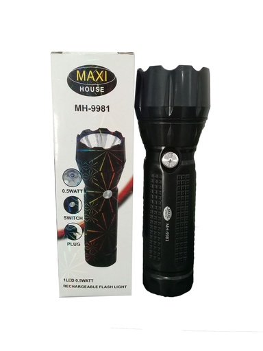 [3-421] LINTERNA RECARGABLE 1 LED EN CAJA 3-421