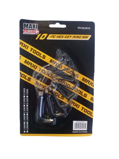 [3-458] LLAVE ALLEN 10 PCS MILIMETRICA MAXI TOOL 3-458