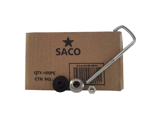 [3-550] GANCHO 2x1 CORTO x 100 UND SACO IMPORTADO 3-550