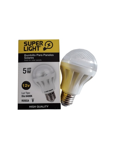 [3-582] BOMBILLO LED  5W 12V SUPER LIGHT 3-582