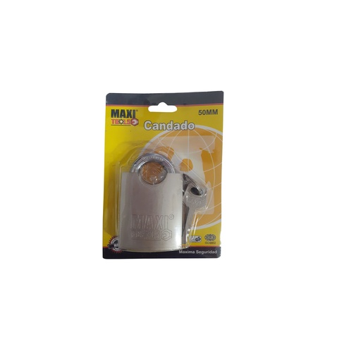 [3-613] CANDADO SEGURIDAD x 50MM MAXI TOOLS 3-613