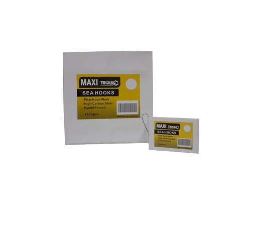 [3-618] ANZUELO P/PESCAR # 6 x CAJA 100 UNID MAXITOOL 3-618