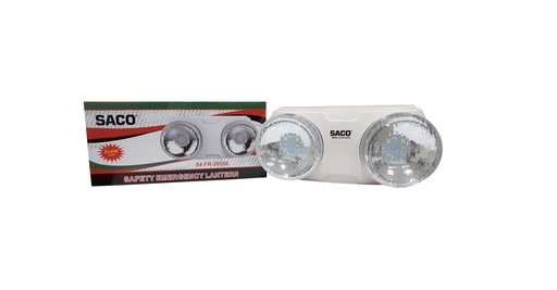 [3-630] LAMPARA DE EMERGENCIA LED 2 x 4W  SACO 3-630
