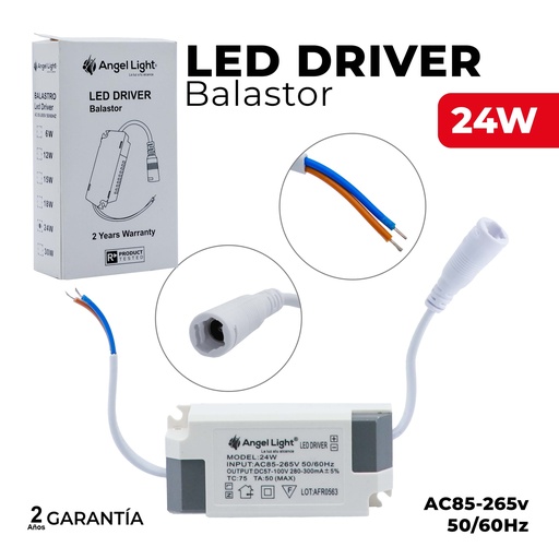 [3-649] BALASTRO P/LAMPARA LED 24W ANGEL L 3-649