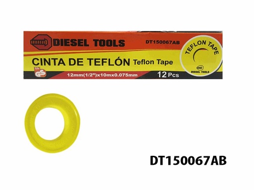 [3-778] TEFLON PROFESIONAL 1/2 x 10MTS DIESEL TOOL 3-778