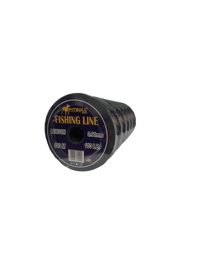 [3-791] NYLON DE PESCAR 0.9MM x 100 MTS PITBULL 3-791