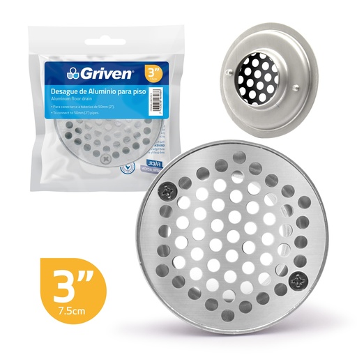 [3-972] REJILLA ANTICUCARACHA ALUMINIO GRIVEN EN BOLS 3-972