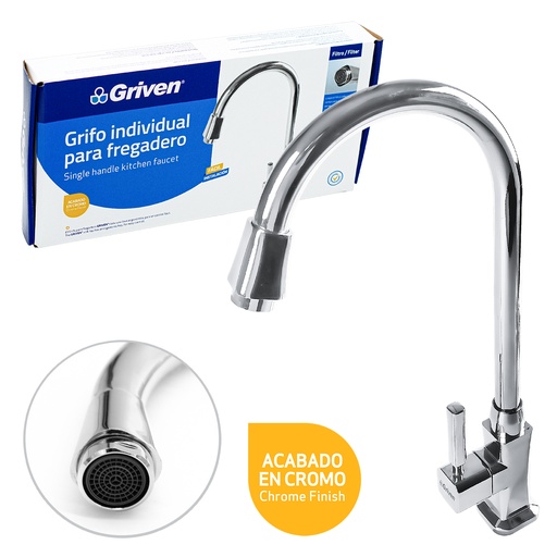 [3-975] LLAVE FREGADERO INDIVIDUAL GRIVEN 3-975