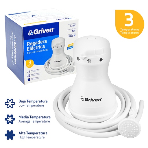 [4-003] [4-003] DUCHA CALENTADOR GRIVEN 4-003