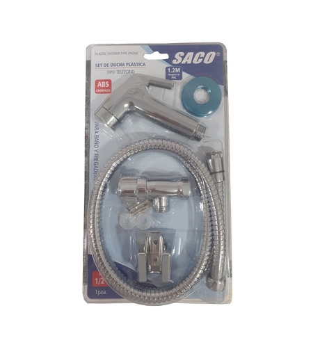 [4-038] DUCHA TELEFONO C/LLAVE DE ARRESTO SACO 4-038