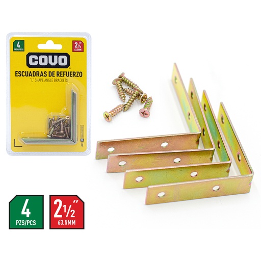 [4-163] ESCUADRA D/REFUERZO 2 1/2" COVO 4-163