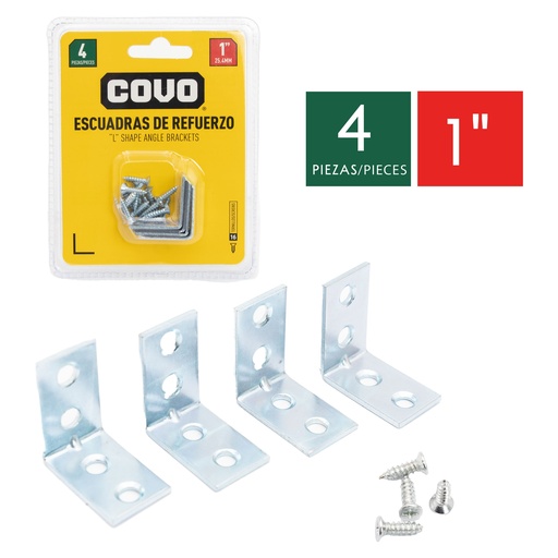 [4-166] ESCUADRA D/REFUERZO 1" COVO 4-166