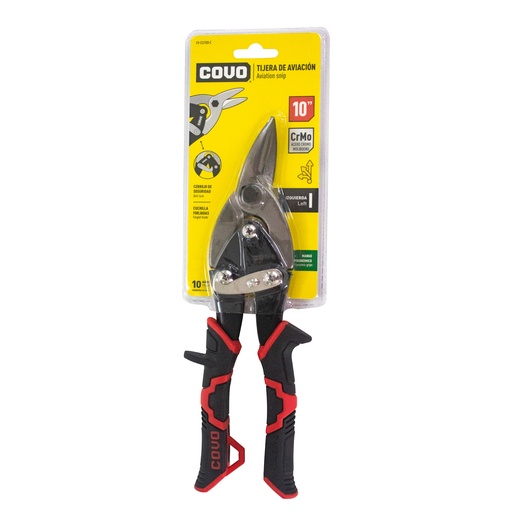[4-206] TIJERA DE AVIACION 10" IZQUIERD COVO 4-206