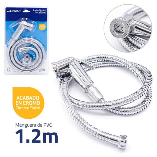 [4-248] DUCHA TELEFONO 1.2M GRIVEN 4-248