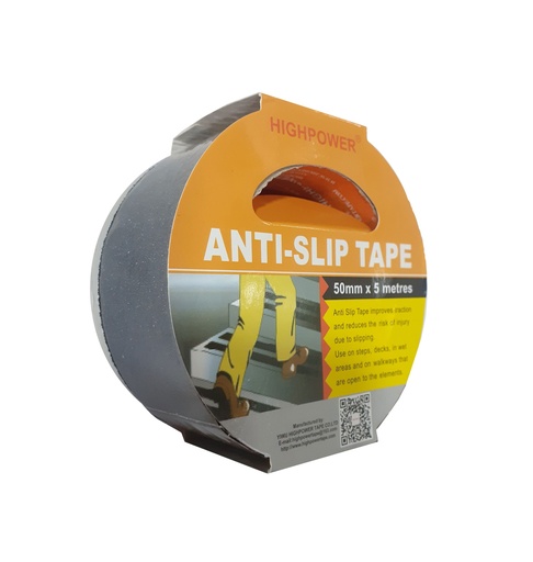 [4-413] CINTA ANTI RESBALANTE NEGRA 50MM x 2.5 MTS 4-413