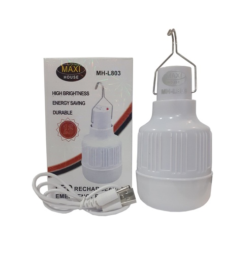 [4-422] BOMBILLO RECARGABLE 12SMD MAXI HOUSE 4-422