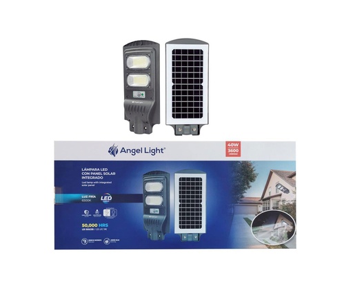 [4-425] LAMPARA EXT LED 40W C/PANEL SOLAR 4-425