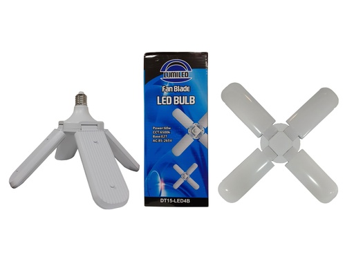 [4-542] BOMBILLO LED PLEGABLE 60W LUMILED 4-542