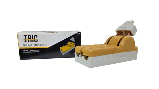 [4-551] CUCHILLA UN PASE 2Px60A AMARILLA  TRIC 4-551