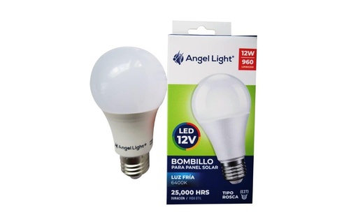 [4-562] BOMBILLO BULBO LED 12W 12V P/PANEL SOLAR ANGEL LIGHT 4-562