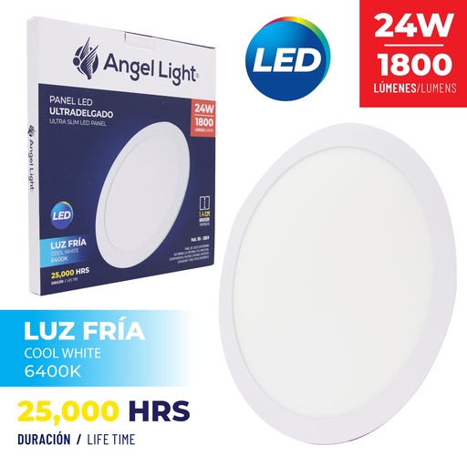 [4-589] PANEL LED EMP RED LUZ BLANCA 24W ANGEL L 4-589