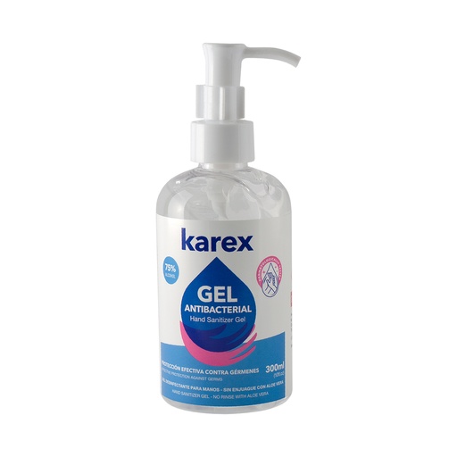[4-606] GEL ANTIBACTERIAL x 300 ML KAREX 4-606