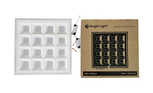 [4-610] LAMPARA LED EMPOTRAR 595mmx595mm 48W 85-265V 4-610