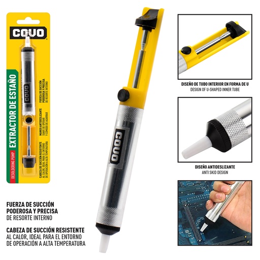 [4-619] SUCCIONADOR DE ESTAÑO COVO 4-619