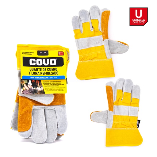 [4-694] GUANTES DE CARNAZA PAR  COVO 4-694