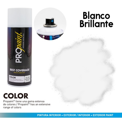 [4-711] SPRAY BLANCO BRILLANTE PRO PAINT 4-711